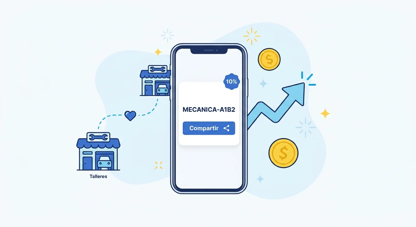 Programa de referidos de Mecánica MX